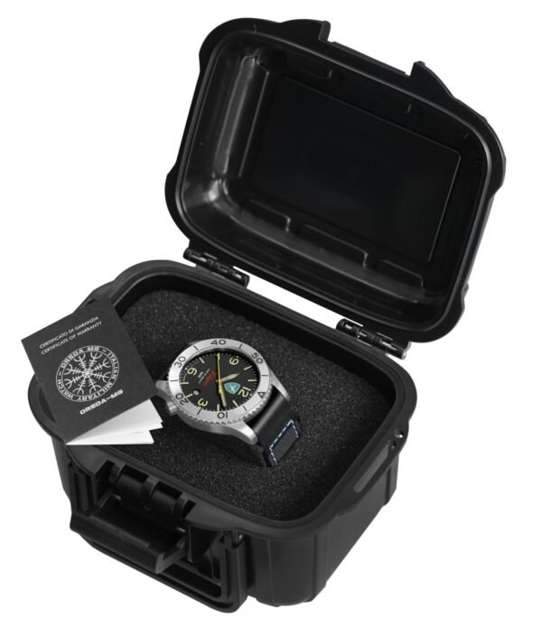 Orologio Folgore Modello Nembo Quarzo Movimento Svizzero by Oreda MG Cassa 42mm Vetro Zaffiro Sub 300 Metri