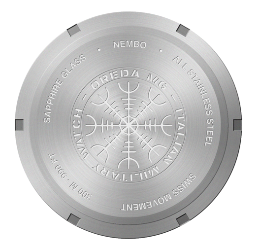 Orologio Folgore Modello Nembo Quarzo Movimento Svizzero by Oreda MG Cassa 42mm Vetro Zaffiro Sub 300 Metri