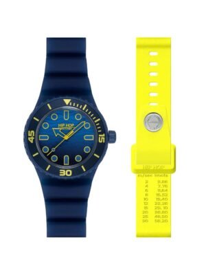 Orologio Hip Hop MASTER blu e lime