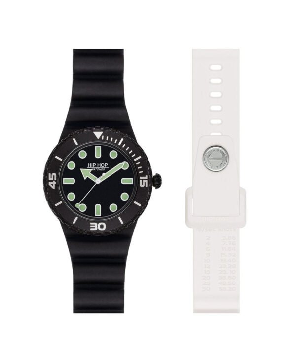 Orologio Hip Hop MASTER Nero/Bianco Orologio Hip Hop MASTER Nero/Bianco