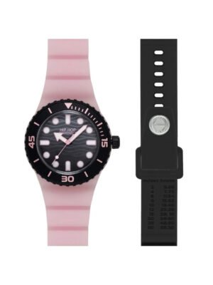 Orologio Hip Hop MASTER nero e rosa