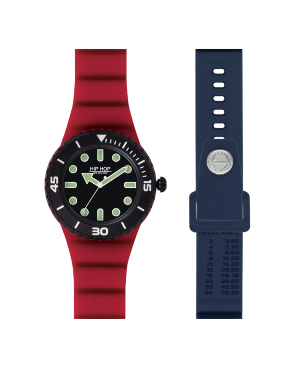 Orologio Hip Hop MASTER Rosso/Blu Orologio Hip Hop MASTER Rosso/Blu