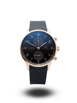 OROLOGIO IWC PORTOGHESE CHRONO ORO ROSSO/GOMMA