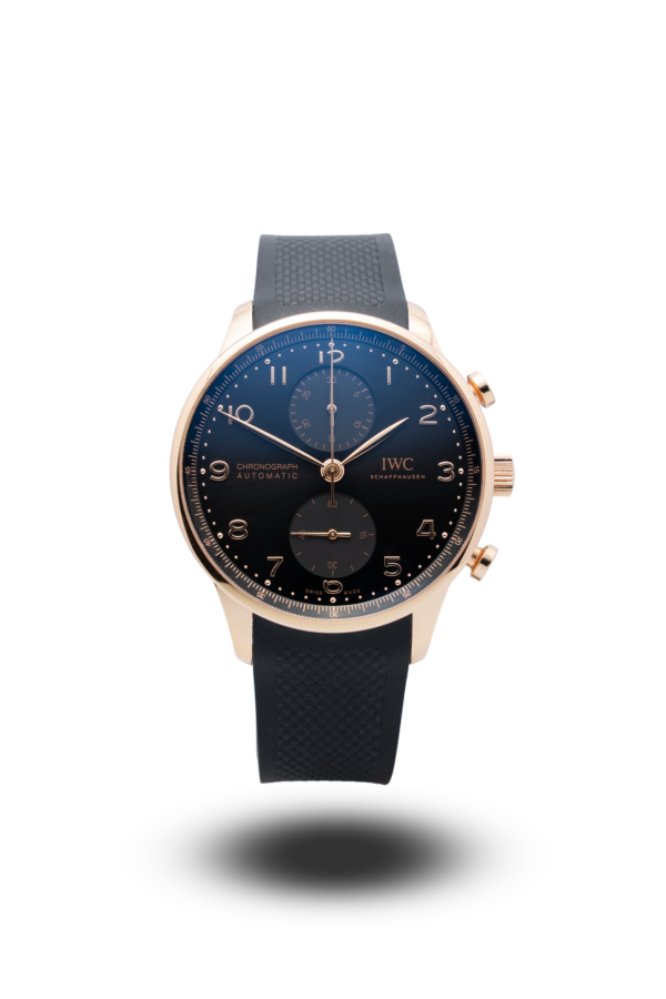 OROLOGIO IWC PORTOGHESE CHRONO ORO ROSSO/GOMMA
