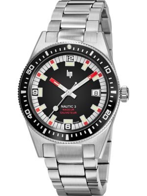 Orologio LIP Nautic 670097 Nautic 3 Nageur Sauveteur