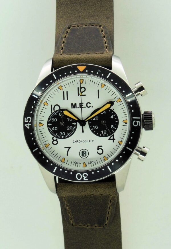 Orologio M.e.c. DESERT-B1 Cronografo Quadrante bianco