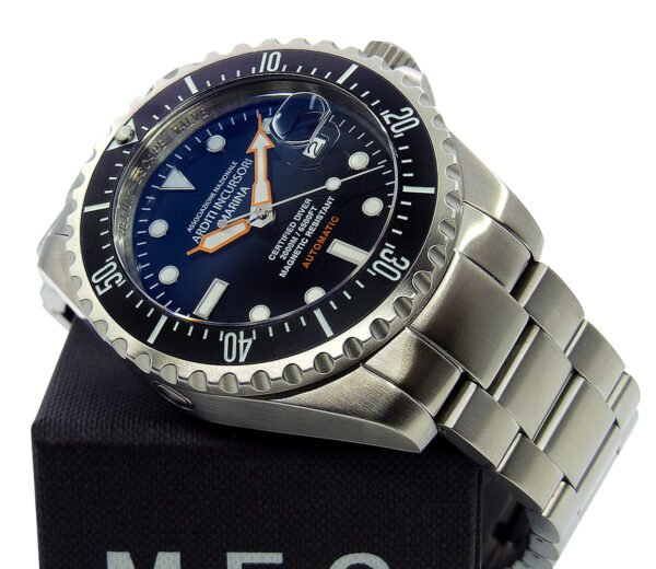 Orologio M.e.c. Modello G.A.3-BN Ass. Nazionale Arditi Incursori Marina Quadrante Blu Orologio M.e.c. Modello G.A.3-BN Ass. Nazionale Arditi Incursori Marina Quadrante Blu