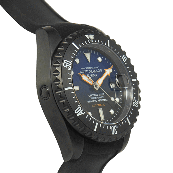 Orologio M.e.c. Modello G.A.3-PB Ass. Nazionale Arditi Incursori Marina Cassa Pvd Quadrante Blu Orologio M.e.c. Modello G.A.3-PB Ass. Nazionale Arditi Incursori Marina Cassa Pvd Quadrante Blu