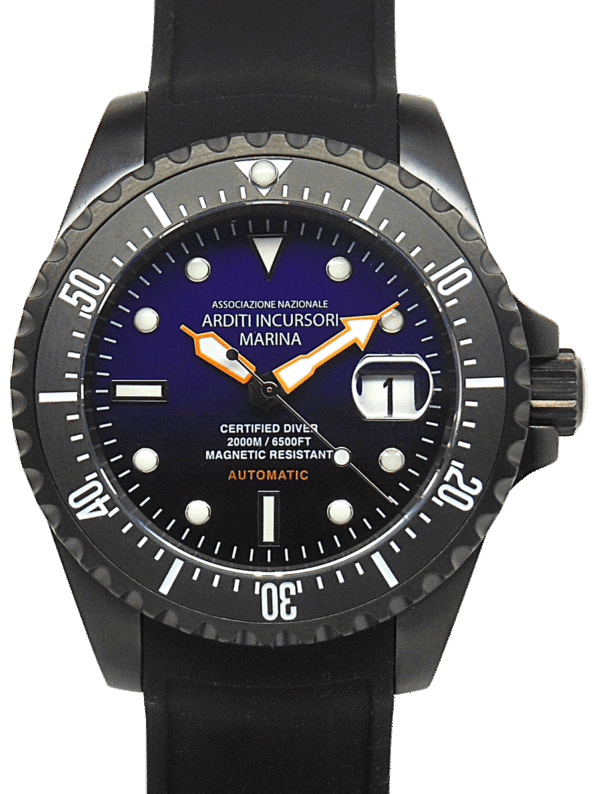 Orologio M.e.c. Modello G.A.3-PB Ass. Nazionale Arditi Incursori Marina Cassa Pvd Quadrante Blu Orologio M.e.c. Modello G.A.3-PB Ass. Nazionale Arditi Incursori Marina Cassa Pvd Quadrante Blu