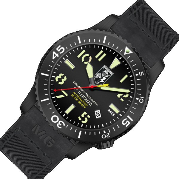 Orologio Nembo Logo Classico Bianco e Nero Realizzato per i Carabinieri del Tuscania