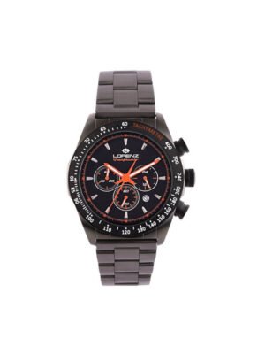 Orologio Quarzo Lorenz in IP Gun Metal - Granpremio - 030232EE