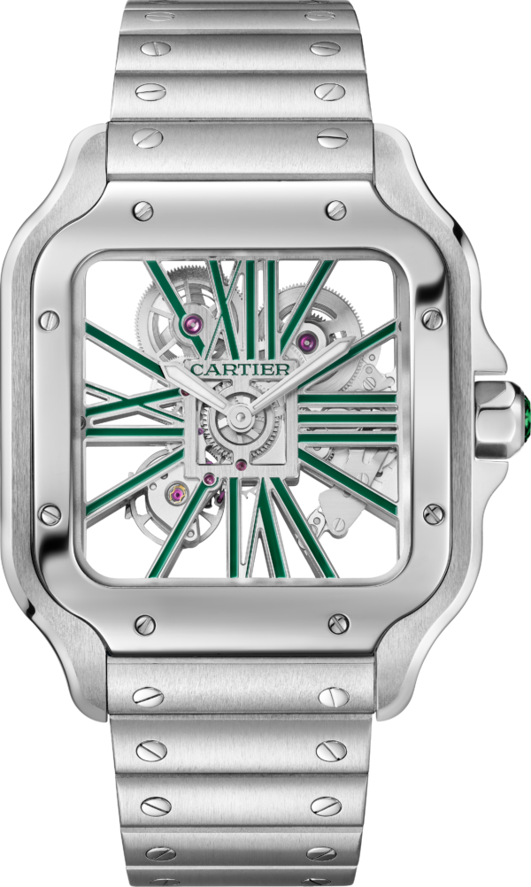OROLOGIO SCHELETRATO SANTOS DE CARTIER OROLOGIO SCHELETRATO SANTOS DE CARTIER