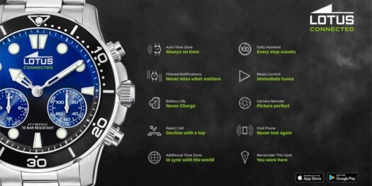 Orologio Smartwatch Lotus in Acciaio - Hybrid Connected - 18808/1