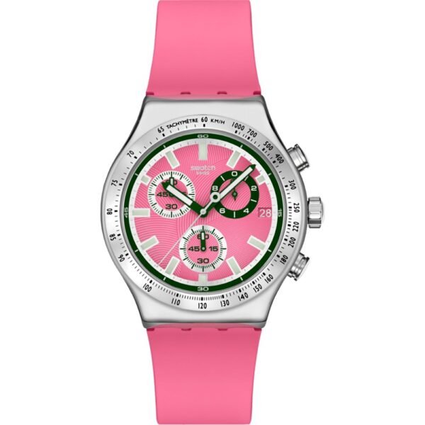 Orologio Swatch Irony - Chrono New YVS538 Berry reflective
