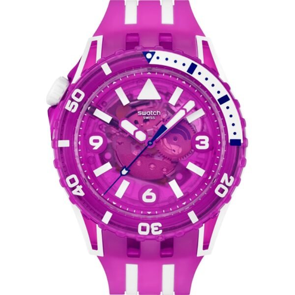Orologio Swatch Scubaqua SSCU09P100 Flower Hat Orologio Swatch Scubaqua SSCU09P100 Flower Hat