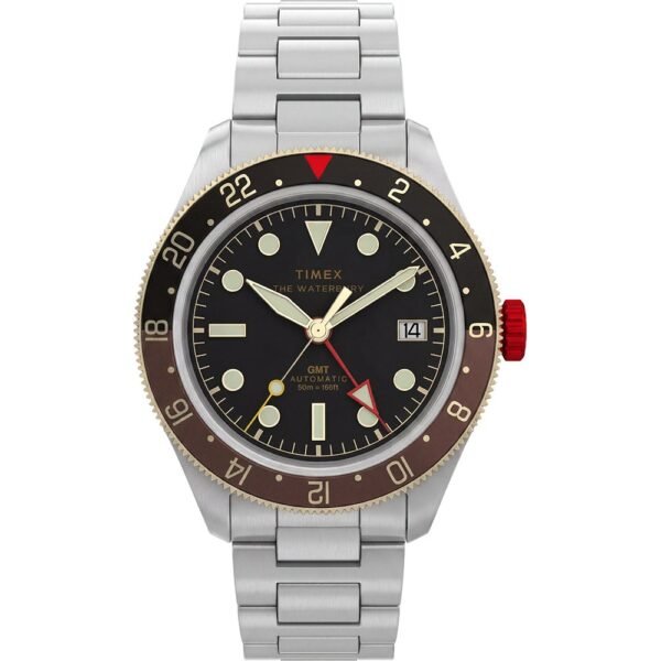 Orologio Timex Waterbury TW2Y93500 Waterbury Heritage Automatic GMT