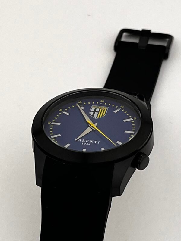 Parma Calcio Orologio cassa brunita cinturino caucciù - Valenti Parma