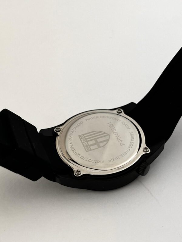 Parma Calcio Orologio cassa brunita cinturino caucciù - Valenti Parma