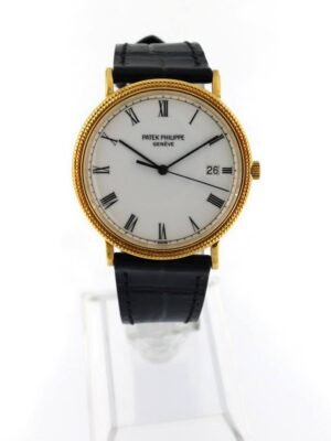 Patek Philippe Calatrava ref. 3944J White dial Clou de Paris 18K Yellow Gold shop online Horae Luxury - Vendita online orologi vintage di lusso