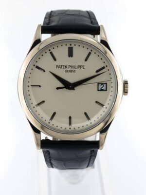 Patek Philippe Calatrava ref. 5296G White Gold Automatic Box & Warranty 2012 shop online Horae Luxury - Vendita online orologi vintage di lusso