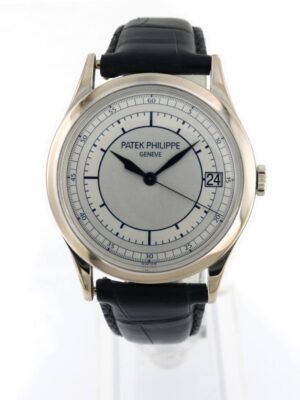 Patek Philippe Calatrava ref. 5296G White Gold Italian Warranty Automatic Full Set 2012 shop online Horae Luxury - Vendita online orologi vintage di lusso