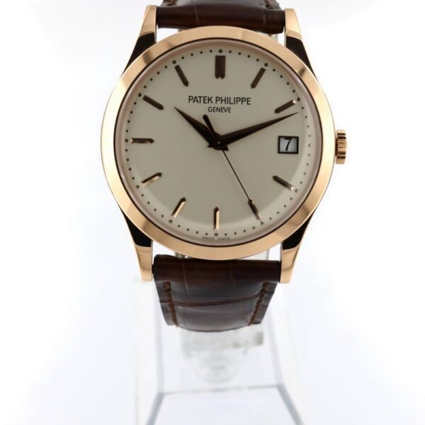 Patek Philippe Calatrava ref. 5296R Silver dial Rose Gold 38mm Full set 2007 shop online Horae Luxury - Vendita online orologi vintage di lusso