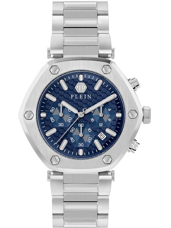 Philipp Plein PWZBA0323 The Hexagon Cronografo Orologio Unisex 42mm 5ATM