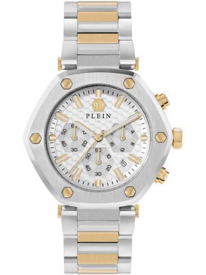Philipp Plein PWZBA0423 The Hexagon Cronografo Orologio Unisex 42mm 5ATM