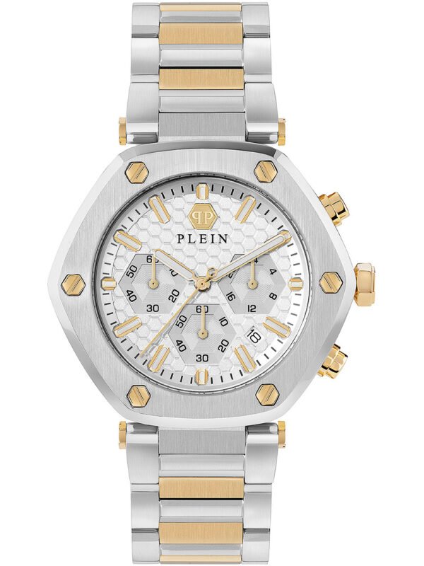 Philipp Plein PWZBA0423 The Hexagon Cronografo Orologio Unisex 42mm 5ATM