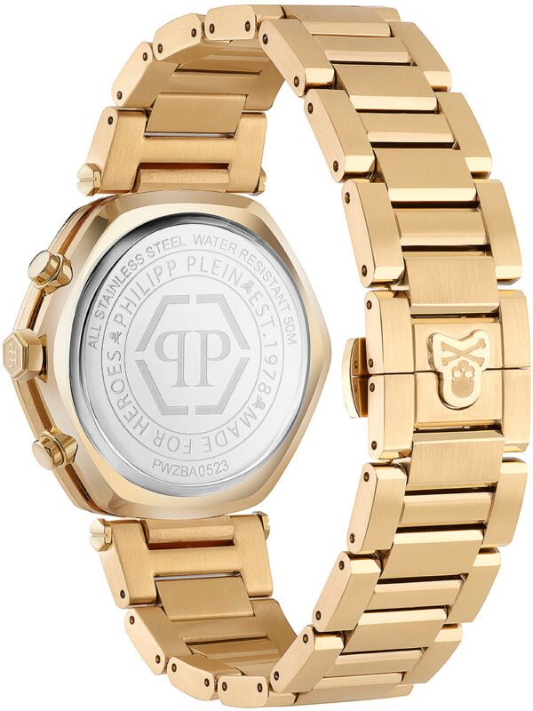 Philipp Plein PWZBA0523 The Hexagon Cronografo Orologio Unisex 42mm 5ATM