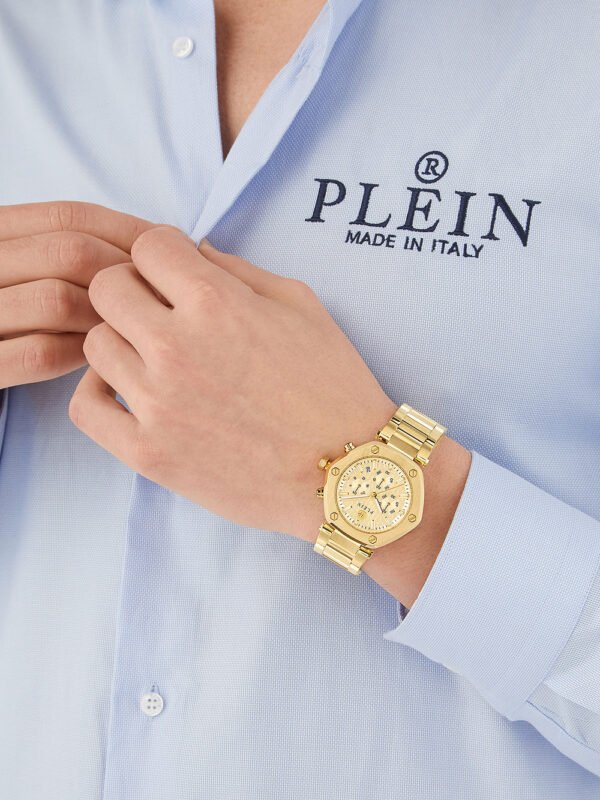 Philipp Plein PWZBA0523 The Hexagon Cronografo Orologio Unisex 42mm 5ATM