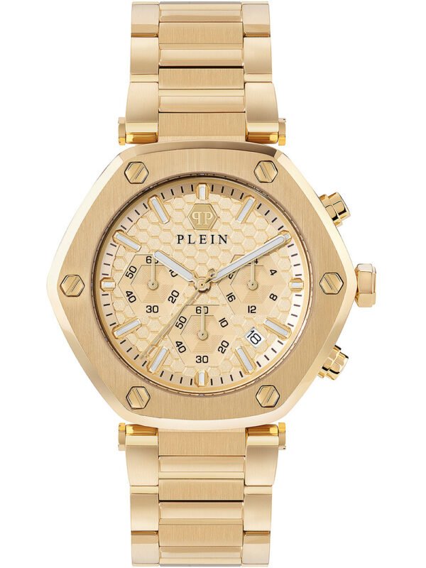 Philipp Plein PWZBA0523 The Hexagon Cronografo Orologio Unisex 42mm 5ATM