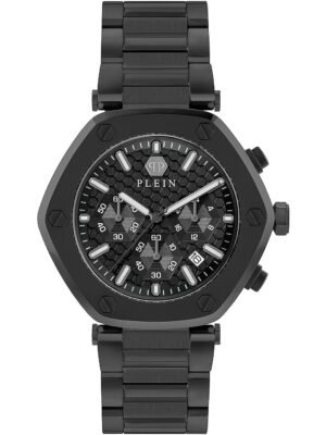 Philipp Plein PWZBA0623 The Hexagon Cronografo Orologio Unisex 42mm 5ATM