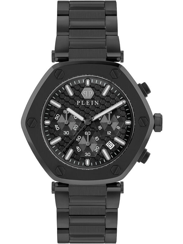 Philipp Plein PWZBA0623 The Hexagon Cronografo Orologio Unisex 42mm 5ATM