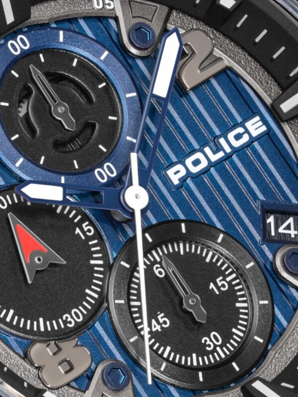 Police PEWGO00777X0 Orologio Uomo Clout Orb Cronografo Set 45mm 3ATM
