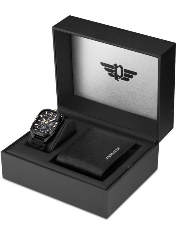 Police PEWGO0092204-SET Orologio Uomo Bullhead Cronografo Set 43mm 5ATM