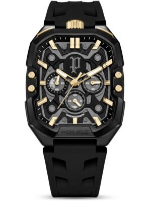 Police PEWGO0092204-SET Orologio Uomo Bullhead Cronografo Set 43mm 5ATM
