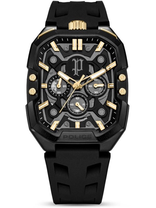 Police PEWGO0092204-SET Orologio Uomo Bullhead Cronografo Set 43mm 5ATM