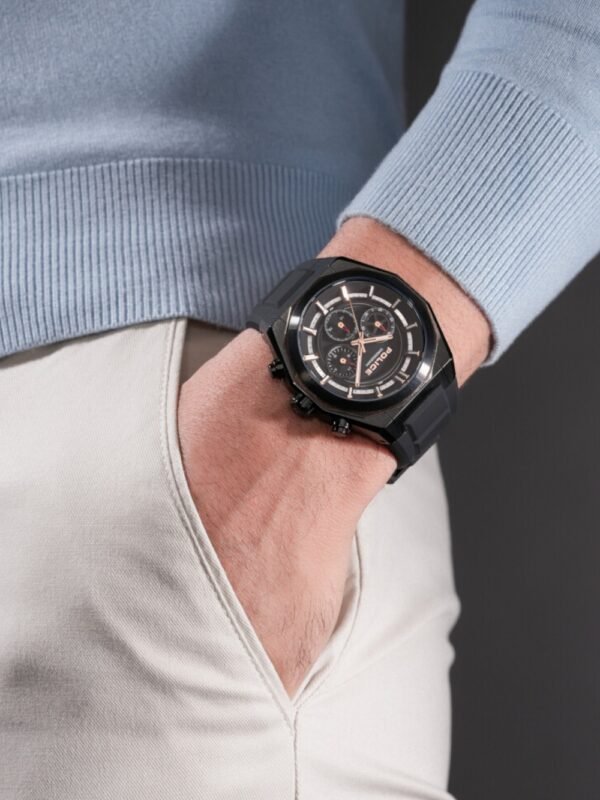 Police PEWGO0093701 Orologio uomo Steward Cronógrafo 46mm 5ATM
