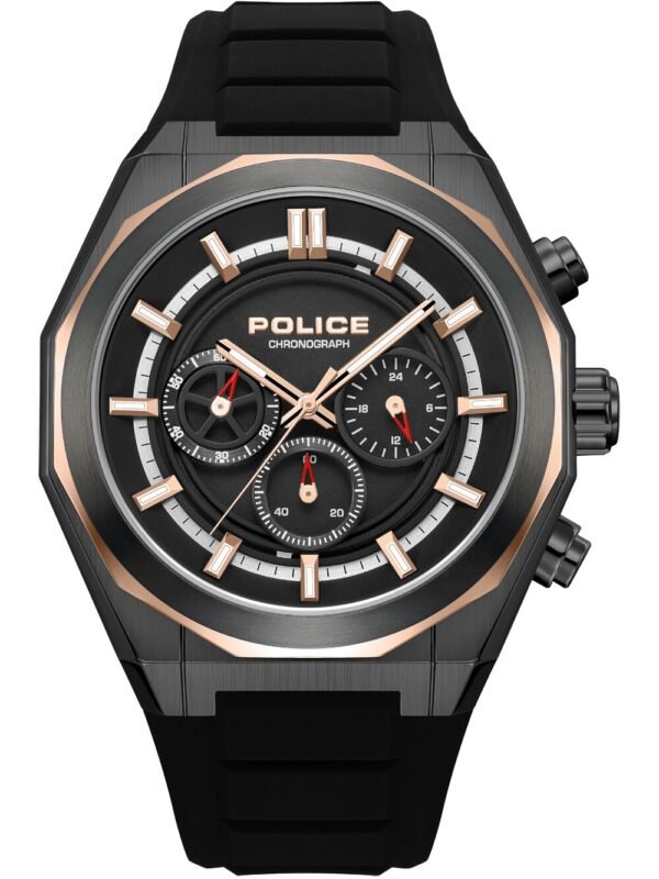 Police PEWGO0093701 Orologio uomo Steward Cronógrafo 46mm 5ATM