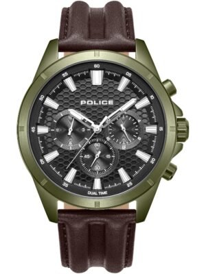 Police PEWJF2204114 Orologio Uomo Malawi Cronografo 43mm 5 ATM