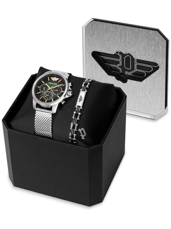 Police PEWJK0006303-SET Orologio Uomo Mensor Cronografo Set 44mm 5ATM