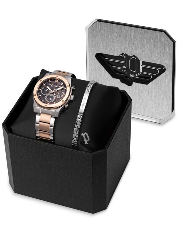 Police PEWJK0006441M-SET Orologio Uomo Knotty Cronografo Set 42mm 5ATM