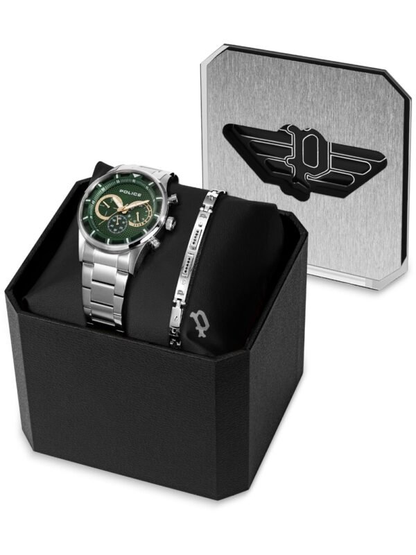 Police PEWJK2014301M-SET Orologio Uomo Driver Cronografo Set 45mm 5ATM