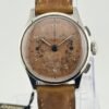 Record Chronograph Valjoux 23 Steel Case 35mm salmon bronze dial