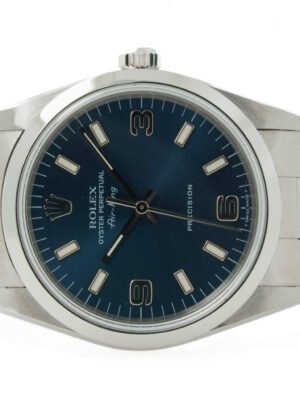 Rolex Air-King 14000 Blue Dial 34mm Ser. U