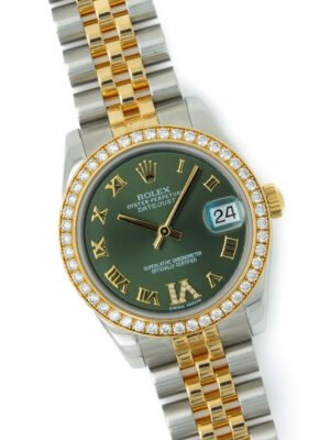 Rolex Datejust 178383 31mm Steel & Yellow Gold 18K Diamonds