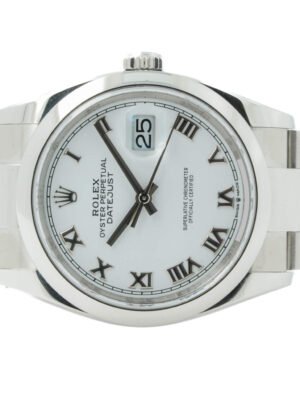 Rolex Datejust 36 126200 White Roman Dial 36mm