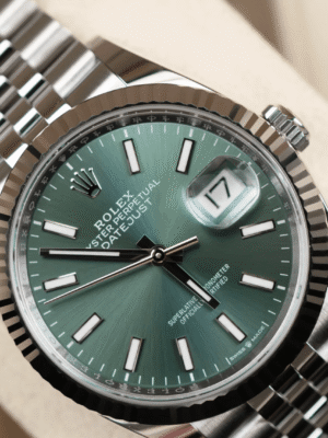Rolex Datejust 36 Green Dial Jubilee