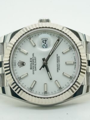 Rolex Datejust Oyster Perpetual 41mm Jubilee White Dial 126334